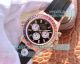 BLF Replica Swiss Rolex Rainbow Daytona Watch Rose Gold Rubber Strap (7)_th.jpg